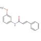 N-(Cinnamoyl)-3-methoxyaniline (CAS 127033-74-3) - chemical structure image