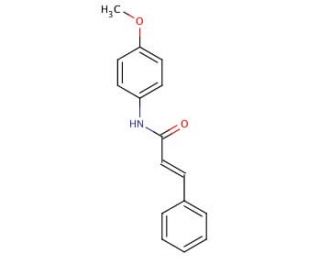 N-(Cinnamoyl)-4-methoxyaniline (CAS 76228-15-4) - chemical structure image