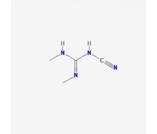 N-Cyano-N&prime;,N&prime;&prime;-dimethylguanidine (CAS 1609-06-9) - chemical structure image