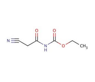 N-Cyanoacetylurethane (CAS 6629-04-5) - chemical structure image
