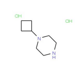 N-Cyclobutylpiperazine dihydrochloride (CAS 61379-68-8) - chemical structure image