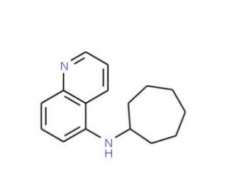 N-cycloheptylquinolin-5-amine - chemical structure image