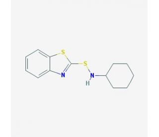 N-Cyclohexyl-2-benzothiazolesulfenamide (CAS 95-33-0) - chemical structure image