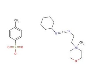 N-Cyclohexyl-N&prime;-(2-morpholinoethyl)carbodiimide metho-p-toluenesulfonate (CAS 2491-17-0) - chemical structure image