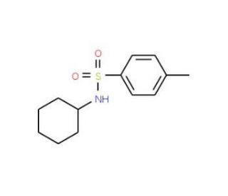 N-Cyclohexyl-p-toluenesulfonamide (CAS 80-30-8) - chemical structure image