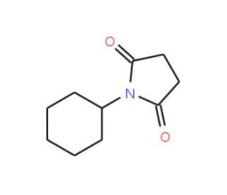 N-(Cyclohexyl)succinimide (CAS 6301-71-9) - chemical structure image