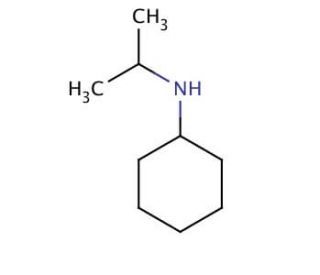N-Cyclohexylisopropylamine (CAS 1195-42-2) - chemical structure image