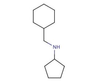 N-(Cyclohexylmethyl)cyclopentanamine - chemical structure image