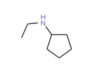 N-cyclopentyl-N-ethylamine (CAS 45592-46-9) - chemical structure image