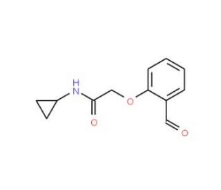 N-cyclopropyl-2-(2-formylphenoxy)acetamide - chemical structure image