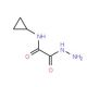 N-cyclopropyl-2-hydrazino-2-oxoacetamide - chemical structure image