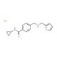 N-cyclopropyl-4-{[(2-furylmethyl)amino]methyl}benzamide hydrochloride - chemical structure image