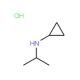 N-cyclopropyl-N-isopropylamine hydrochloride - chemical structure image