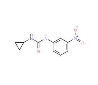 N-cyclopropyl-N&prime;-(3-nitrophenyl)urea - chemical structure image