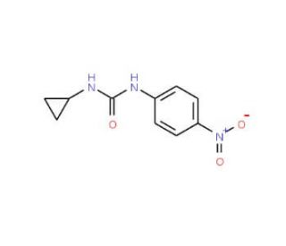 N-cyclopropyl-N&prime;-(4-nitrophenyl)urea - chemical structure image