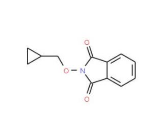 N-Cyclopropylmethoxy-phthalimide (CAS 113211-15-7) - chemical structure image