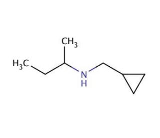 N-(Cyclopropylmethyl)-2-butanamine - chemical structure image