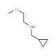 N-(Cyclopropylmethyl)-2-methoxy-1-ethanamine (CAS 209334-89-4) - chemical structure image