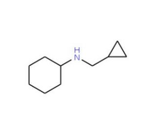 N-(Cyclopropylmethyl)cyclohexanamine (CAS 99175-40-3) - chemical structure image