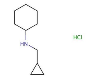 N-(Cyclopropylmethyl)cyclohexanamine hydrochloride (CAS 99175-39-0) - chemical structure image