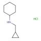 N-(Cyclopropylmethyl)cyclohexanamine hydrochloride (CAS 99175-39-0) - chemical structure image