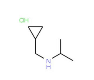 N-(cyclopropylmethyl)-N-isopropylamine hydrochloride - chemical structure image