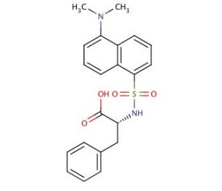 N-Dansyl-D-phenylalanine - chemical structure image
