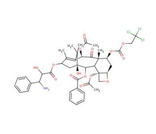 N-Debenzoyl-7-{[(2,2,2,-trichloroethyl)oxy]carbonyl}paclitaxel (CAS 114915-15-0) - chemical structure image