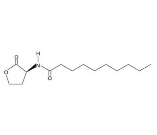 N-decanoyl-L-Homoserine lactone (CAS 177315-87-6) - chemical structure image