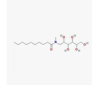 N-Decanoyl-N-methylglucamine (CAS 85261-20-7) - chemical structure image