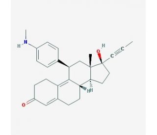 N-Demethyl Mifepristone (CAS 104004-96-8) - chemical structure image