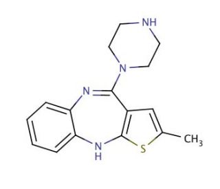 N-Demethyl Olanzapine (CAS 161696-76-0) - chemical structure image