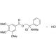 N-Demethyl Trimebutine Hydrochloride (CAS 294882-33-0) - chemical structure image