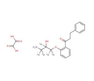 N-Depropyl Propafenone-d5 Oxalate Salt - chemical structure image