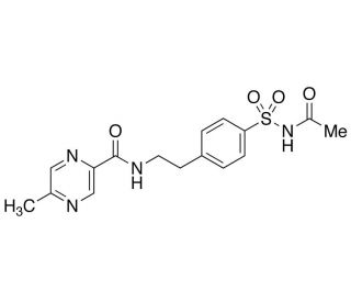N-Des(cyclohexylaminocarbonyl)-N-acetyl glipizide (CAS 104838-12-2) - chemical structure image
