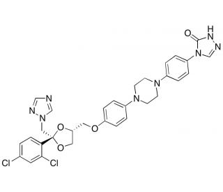 N-Desalkyl itraconazole (CAS 89848-41-9) - chemical structure image