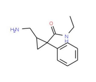 N-Desethyl Milnacipran (CAS 105310-07-4) - chemical structure image