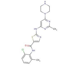N-Deshydroxyethyl Dasatinib (CAS 910297-51-7) - chemical structure image