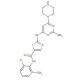 N-Deshydroxyethyl Dasatinib (CAS 910297-51-7) - chemical structure image