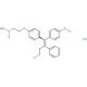 N-Desmethyl 4-hydroxy toremifene hydrochloride (CAS 125618-41-9) - chemical structure image