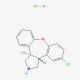N-Desmethyl Asenapine Hydrochloride (CAS 1170701-78-6) - chemical structure image