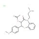 N-Desmethyl Diltiazem Hydrochloride (CAS 130606-60-9) - chemical structure image