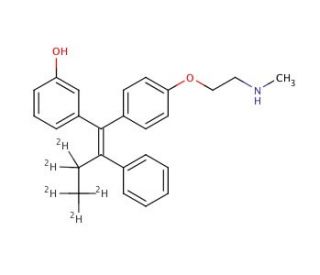N-Desmethyl Droloxifene-d5 - chemical structure image