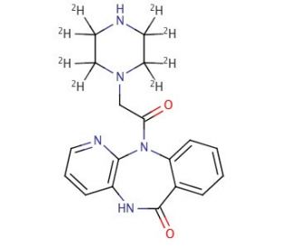 N-Desmethyl Pirenzepine-d8 - chemical structure image