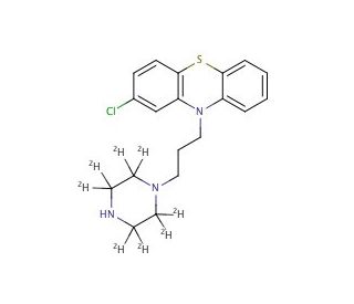 N-Desmethyl Prochlorperazine-d8 Dimaleate - chemical structure image
