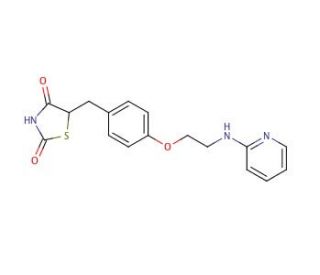 N-Desmethyl Rosiglitazone (CAS 257892-31-2) - chemical structure image