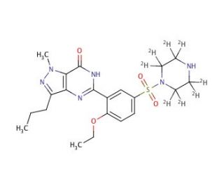 N-Desmethyl Sildenafil-d8 (CAS 1185168-06-2) - chemical structure image