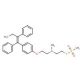 N-Desmethyl Tamoxifen Methanethiosulfonate Hydrobromide 的分子结构, CAS编号: 1025678-19-6 (free base) N-Desmethyl Tamoxifen Methanethiosulfonate Hydrobromide (CAS 1025678-19-6 (free base)) - chemical structure image