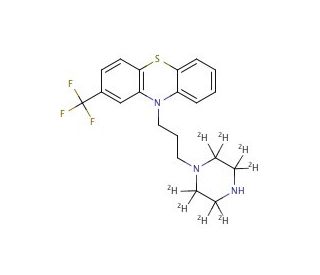 N-Desmethyl Trifluoperazine-d8 Dihydrochloride - chemical structure image
