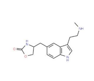 N-Desmethyl Zolmitriptan (CAS 139264-35-0) - chemical structure image